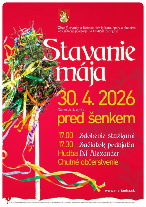 Stavanie mája 2026