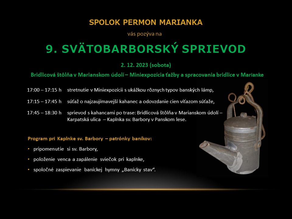 pozvanka 9 svatobarborsky sprievod | WebJET CMS