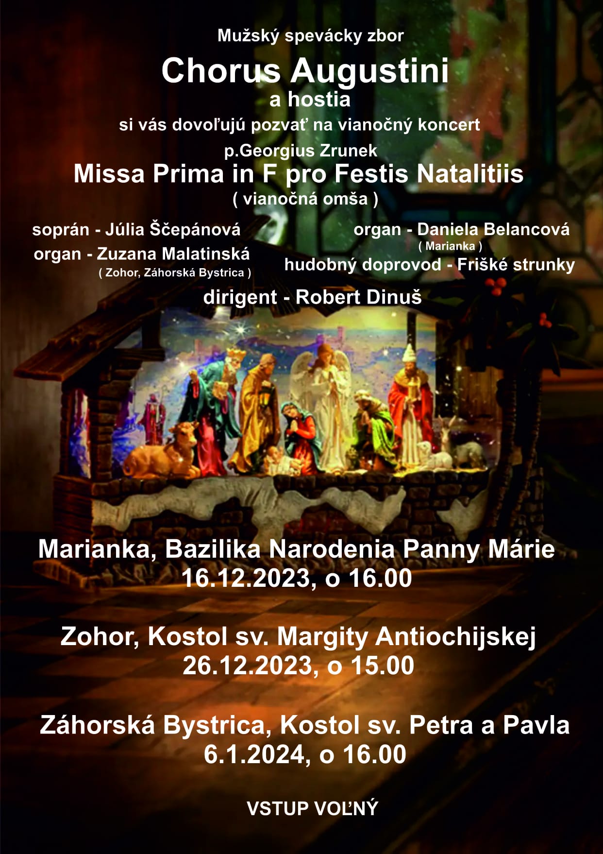 chorus augustini vianoce 2023 | WebJET CMS