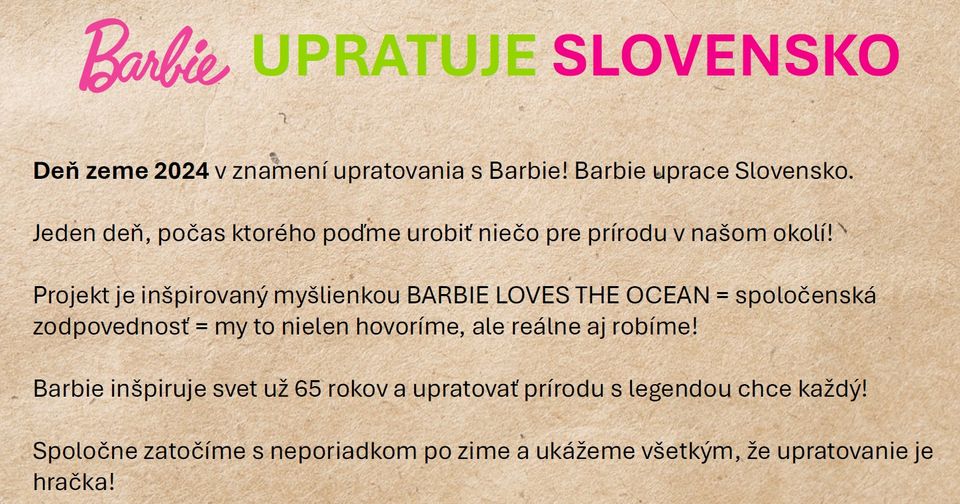 den zeme barbie info | WebJET CMS