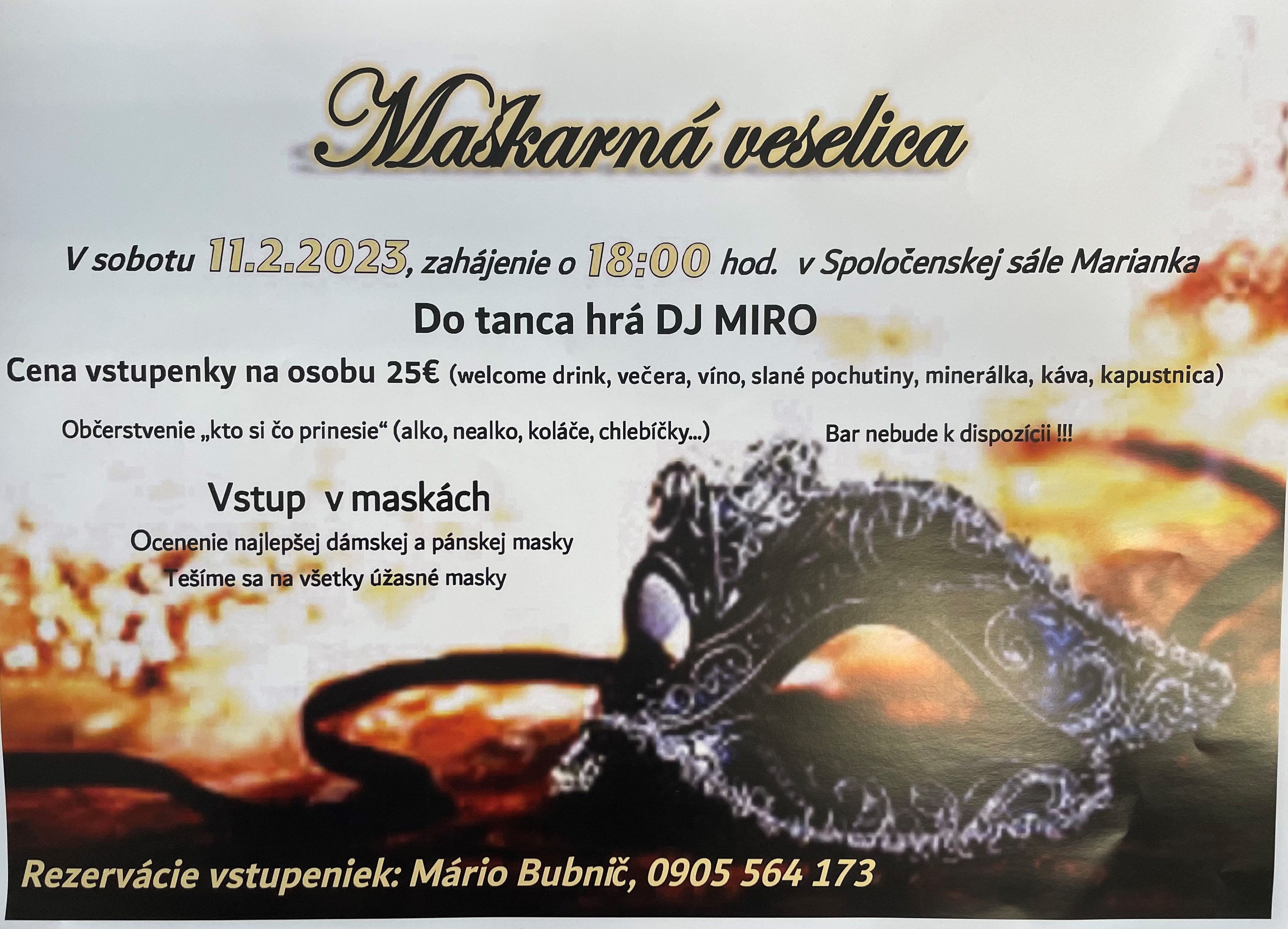 maskarna vveselica | WebJET CMS