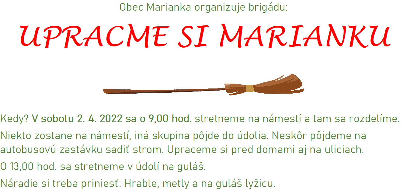 upracme si marianku | WebJET CMS