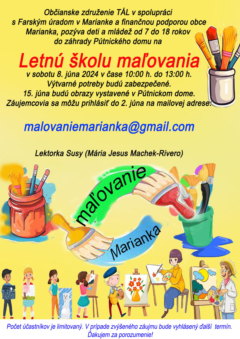 plagat malovaniemarianka letna skola 2024 web | WebJET CMS