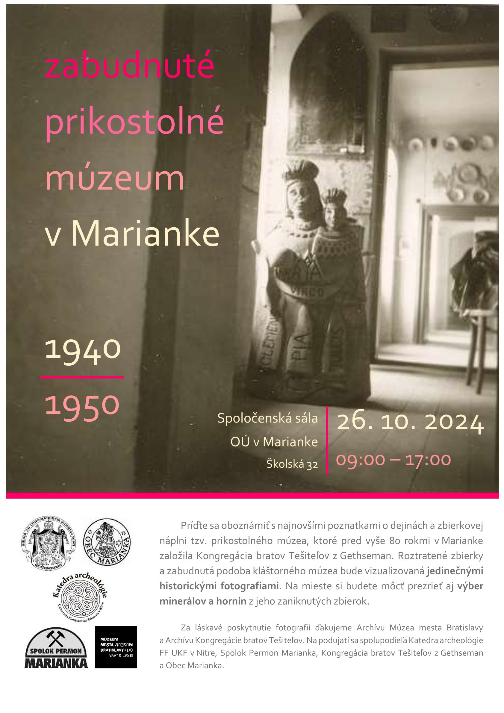 plagat vystava prikostolne muzeum 2024 | WebJET CMS